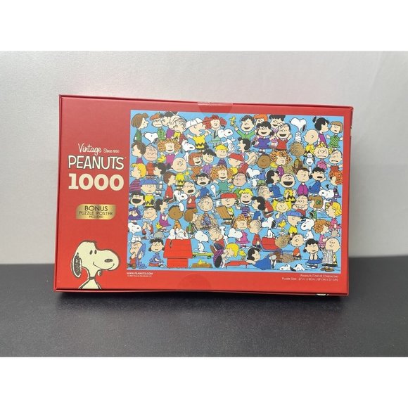 PEANUTS~1000 Puzzle with bonus Puzzle Poster 2022 - Picture 6 of 6